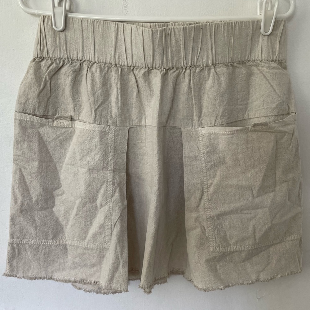 Free People linen skirt